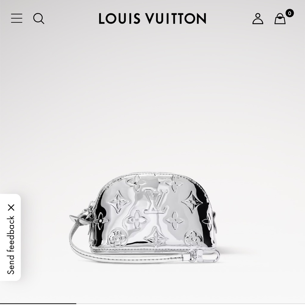 Louis Vuitton Silver Cosmetic Purse